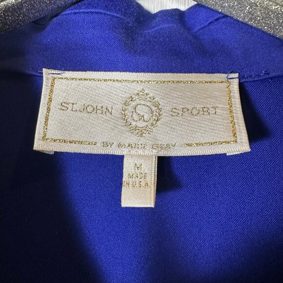 St. John Sport Royal Blue Jacket - Picture 4 of 6